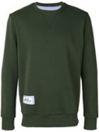 Lc23 - Logo Patch Sweatshirt - Men - Cotton - Xl, Green, Cotton