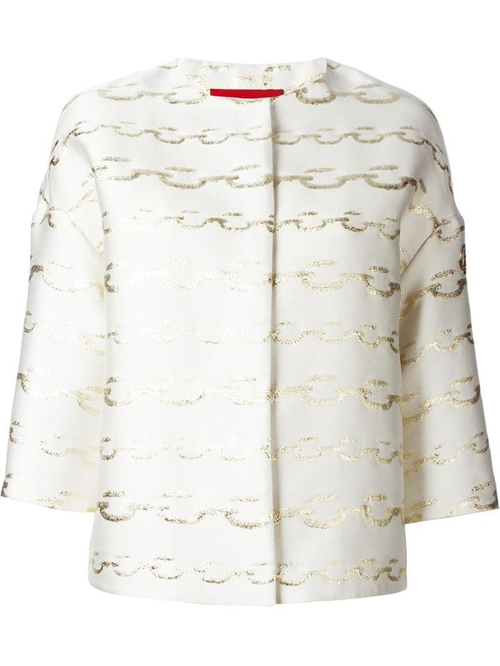 Moncler Gamme Rouge Chain Link Print Jacket