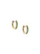 Astley Clarke Mini Halo Hoop Earrings - Green
