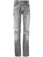 Unravel Project Distressed Style Jeans - Grey