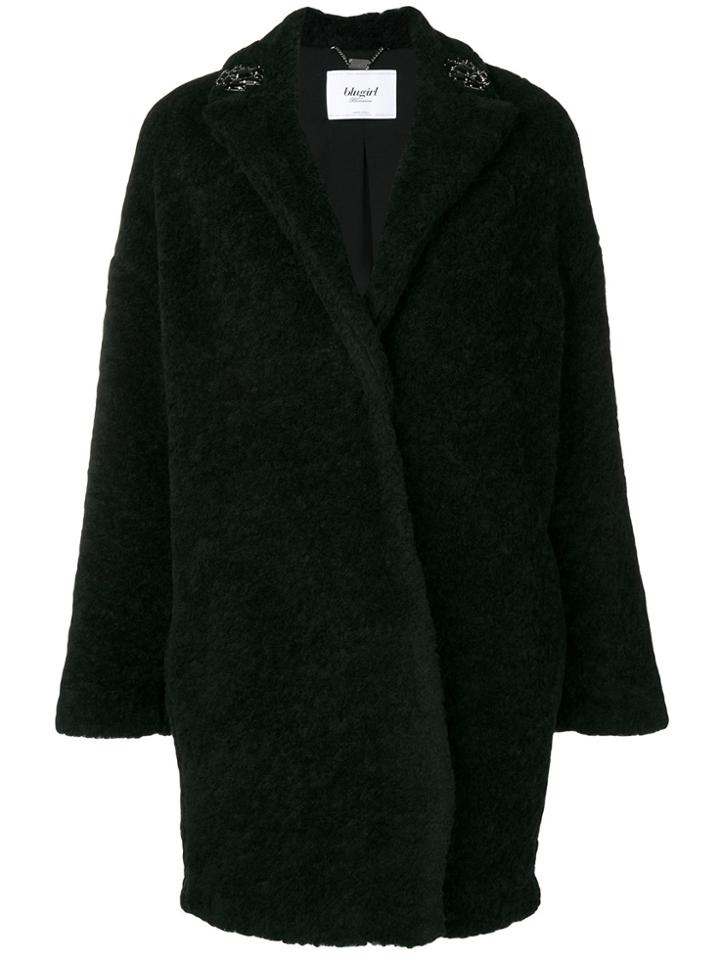 Blugirl Crystal-embellished Coat - Black