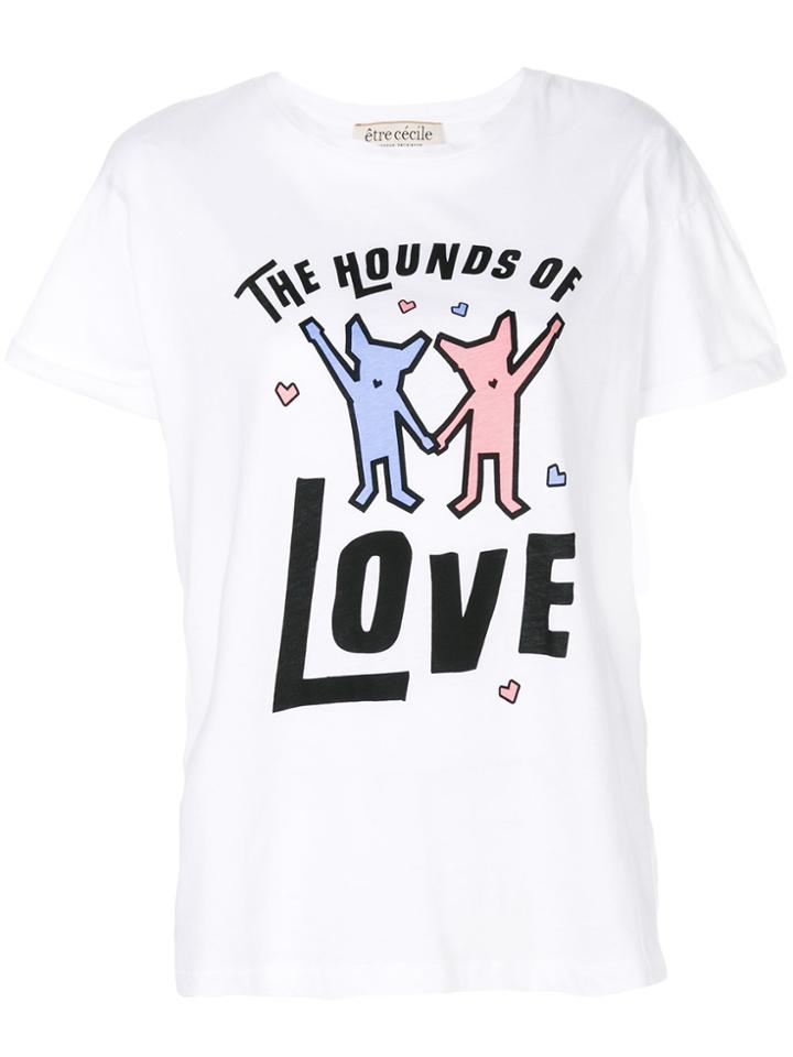 Être Cécile Hounds Of Love T-shirt - White