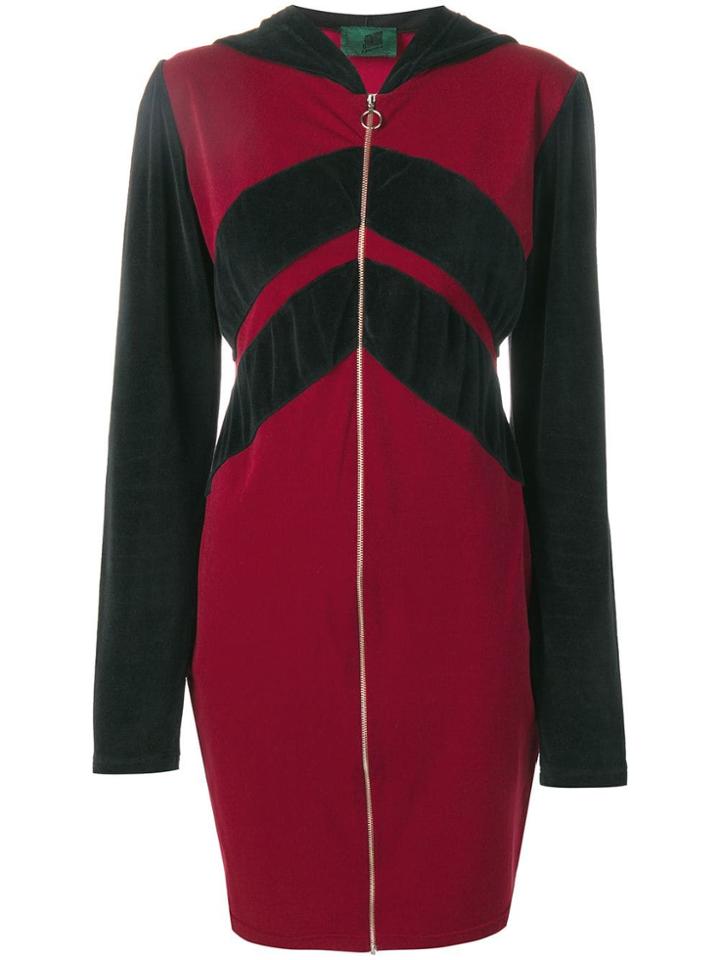 Jean Paul Gaultier Vintage 1990 Les Rap'pieuse Dress - Red