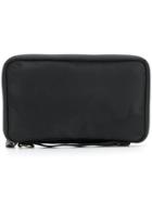 Valentino Logo Patch Wallet - Black