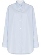 Calvin Klein 205w39nyc Long Sleeve Oversized Shirt - Blue