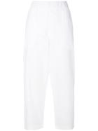 Labo Art Turned Up Hem Trousers - White