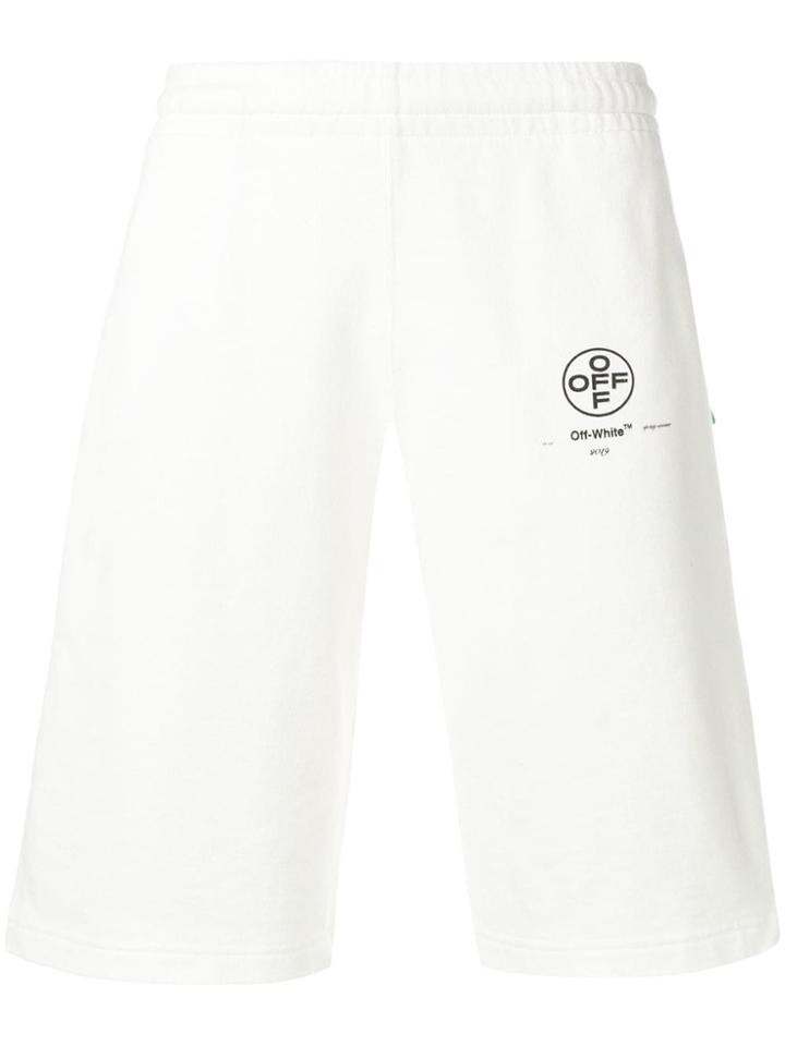 Off-white Logo Print Track Shorts