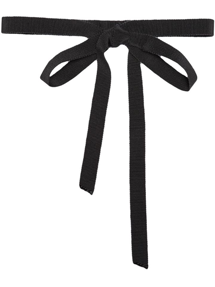 Gucci Grosgrain Neck Bow - Black