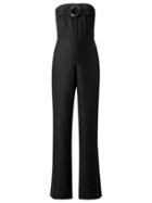 Adriana Degreas Strapless Jumpsuit - Black