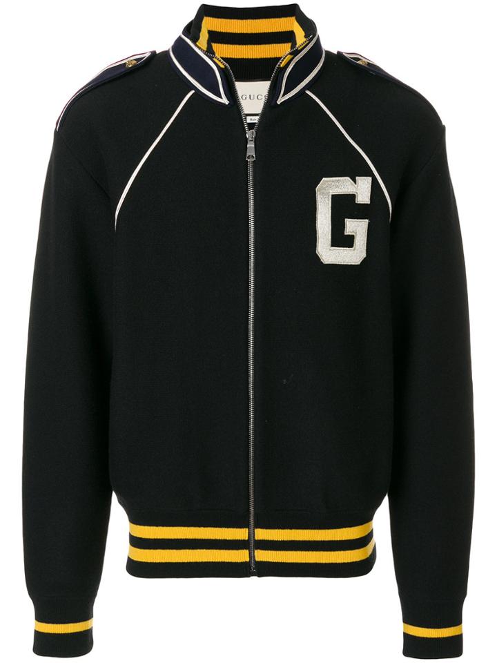 Gucci Signature Bomber Jacket - Black