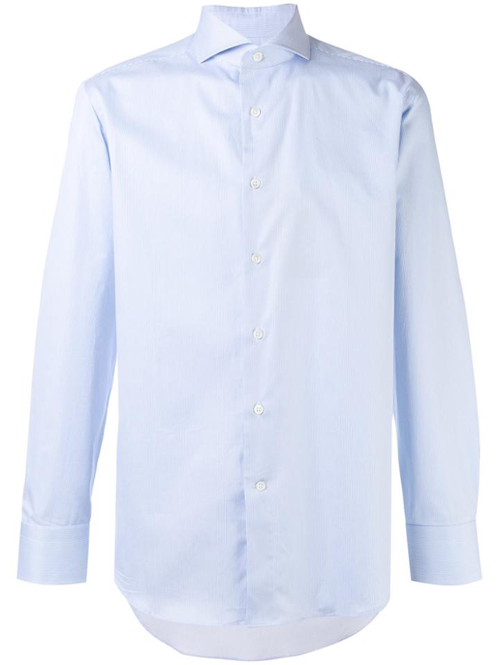Canali Printed Shirt - Blue