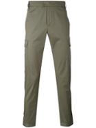 Les Hommes - Cargo Trousers - Men - Cotton/spandex/elastane - 52, Green, Cotton/spandex/elastane