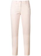 Closed Straight Trousers, Women's, Size: 48, Pink/purple, Cotton/spandex/elastane/lyocell