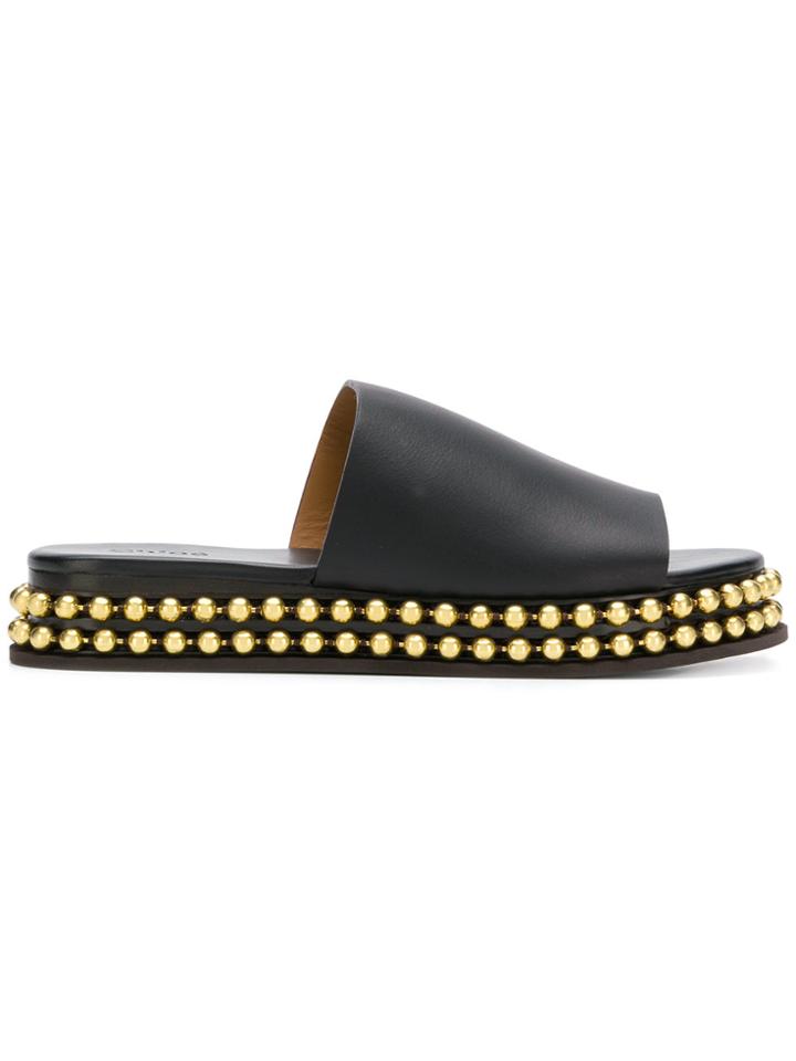 Chloé Sawyer Slides - Black