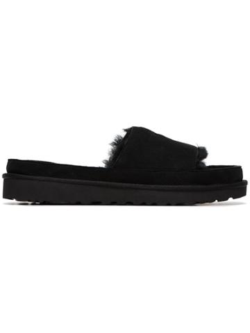 Y / Project X Ugg Black Shearling Slides
