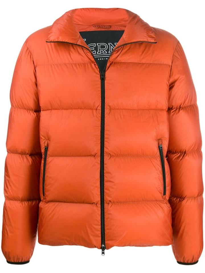 Herno High Neck Down Jacket - Orange