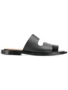 Joseph Toe-strap Flat Sandals - Black