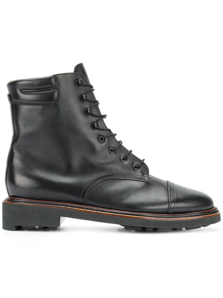 Robert Clergerie Lace-up Boots - Black
