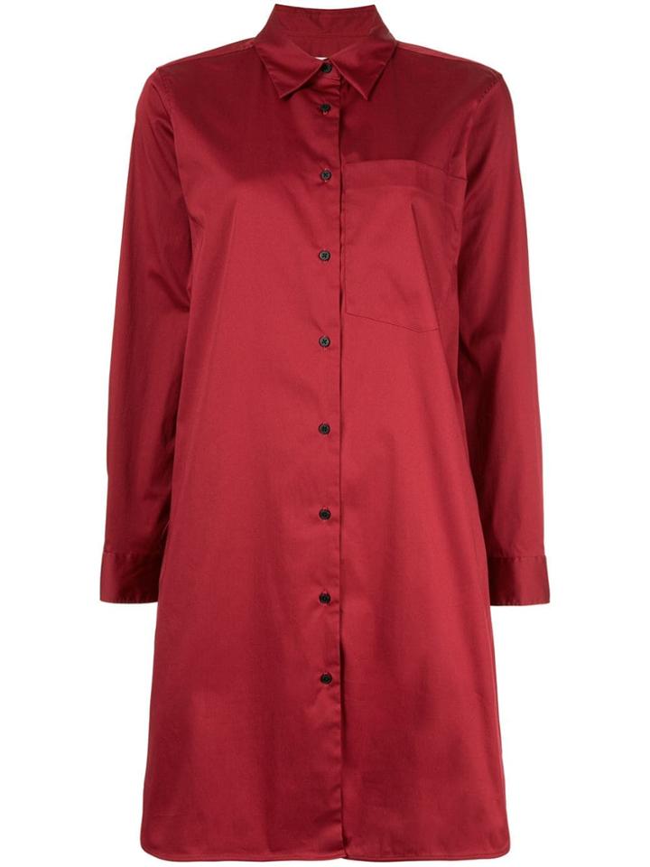 Lis Lareida Long-length Shirt - Red