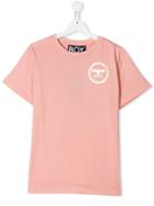 Boy London Kids Teen Eagle Logo Print T-shirt - Pink & Purple