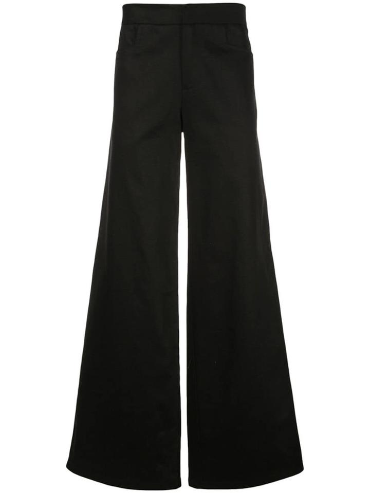 Ludovic De Saint Sernin Navy Flared Trousers - Blue