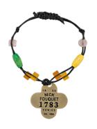 Nick Fouquet Logo Plaque Bracelet - Black