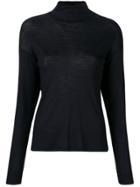 Forte Forte Roll Neck Jumper - Black