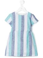 Knot - Ocean Stripes Dress - Kids - Linen/flax - 3 Yrs, Blue