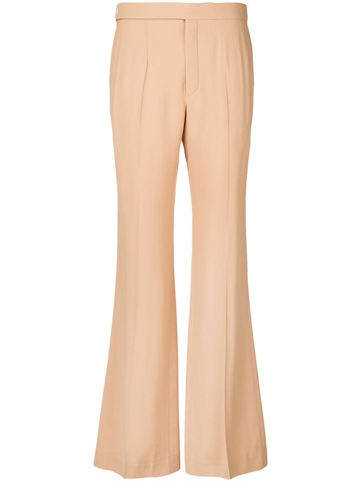 Chloé Flared Trousers - Nude & Neutrals