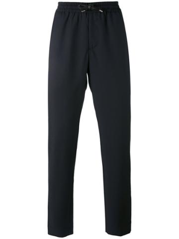 Fitted Trousers - Men - Polyester/mohair/wool - 50, Black, Polyester/mohair/wool, Bernardo Giusti