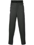 Comme Des Garçons Vintage Layered Tailored Trousers - Grey