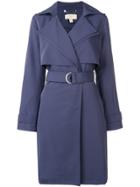 Michael Michael Kors Belted Trench Coat - Blue