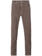 Closed Corduroy Tapered Trousers, Men's, Size: 34, Nude/neutrals, Cotton/spandex/elastane