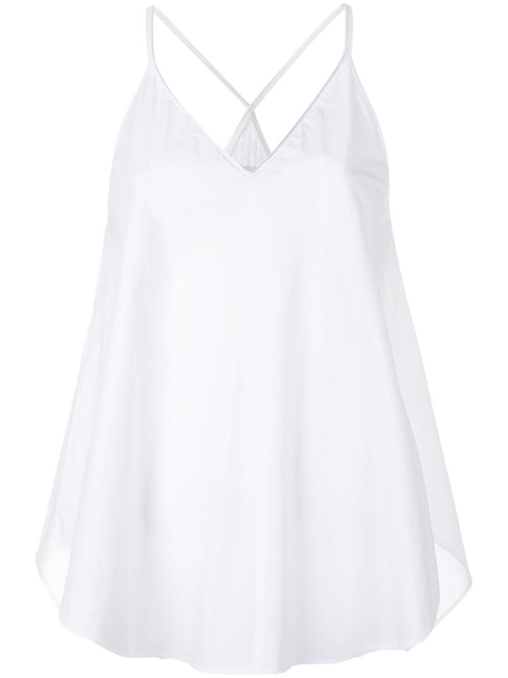 Forte Forte Curved-hem Oversized Camisole - White