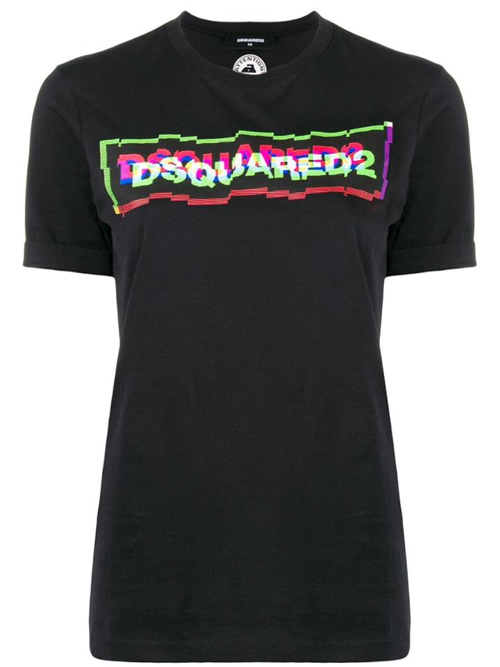 Dsquared2 3d-effect Logo T-shirt - Black