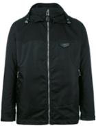 Givenchy Zip Jacket, Men's, Size: 48, Black, Cotton/polyamide/calf Leather