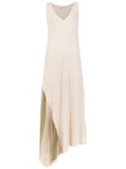 Mara Mac Midi Asymmetrical Dress - Neutrals