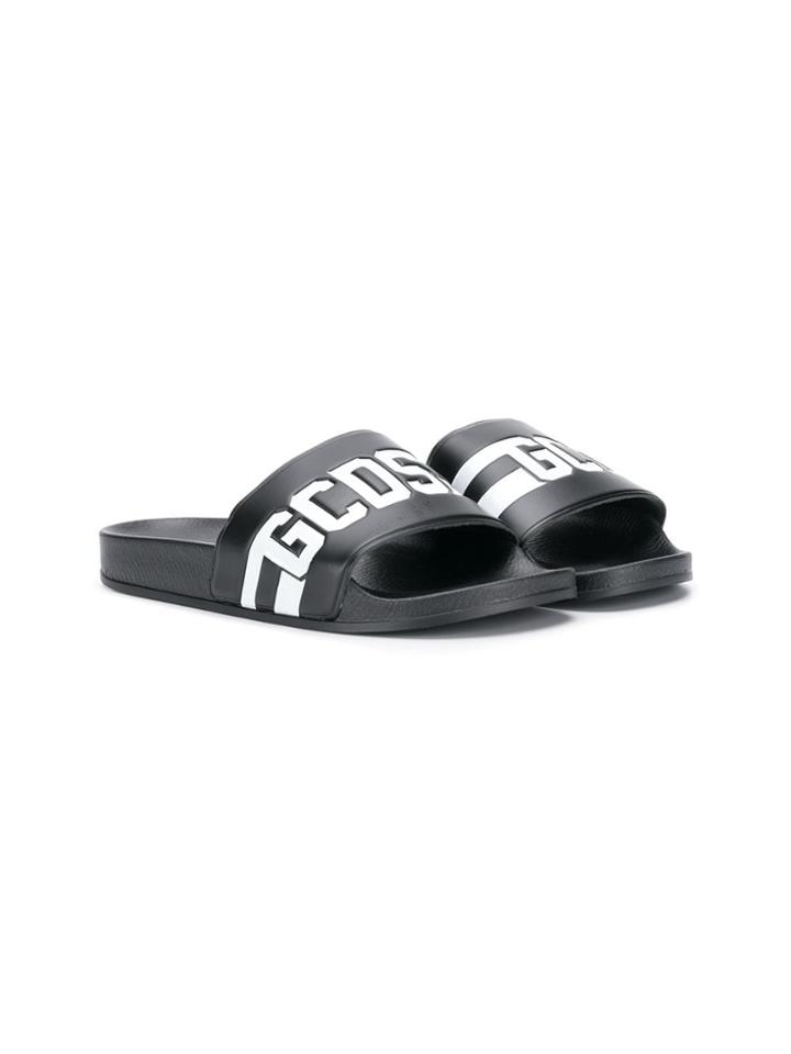 Gcds Kids Teen Logo Slides - Black