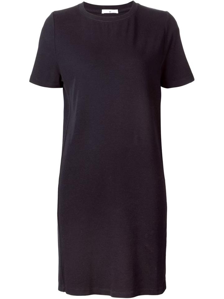 321 Short T-shirt Dress, Women's, Size: Xs, Blue, Cotton