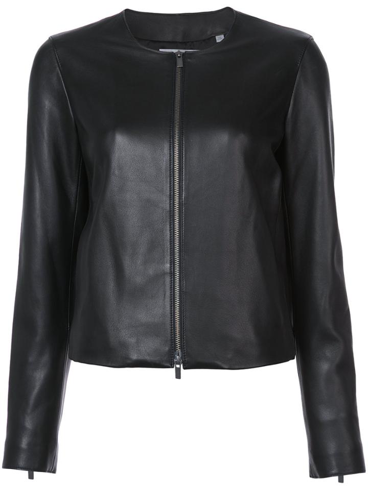 Vince Zipped Jacket - Black