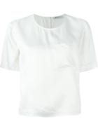 T By Alexander Wang Boxy T-shirt, Women's, Size: 6, White, Viscose