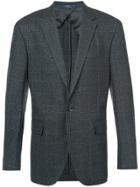 Polo Ralph Lauren Plaid Fitted Blazer - Grey