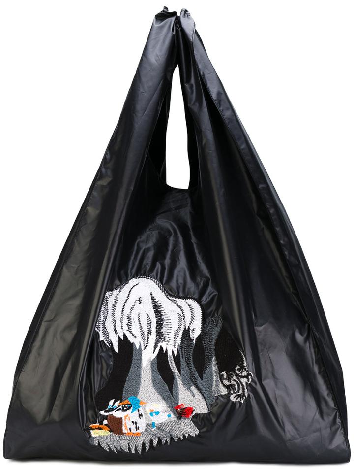 Aalto - Oversized Tote Bag - Women - Polyester - One Size, Black, Polyester