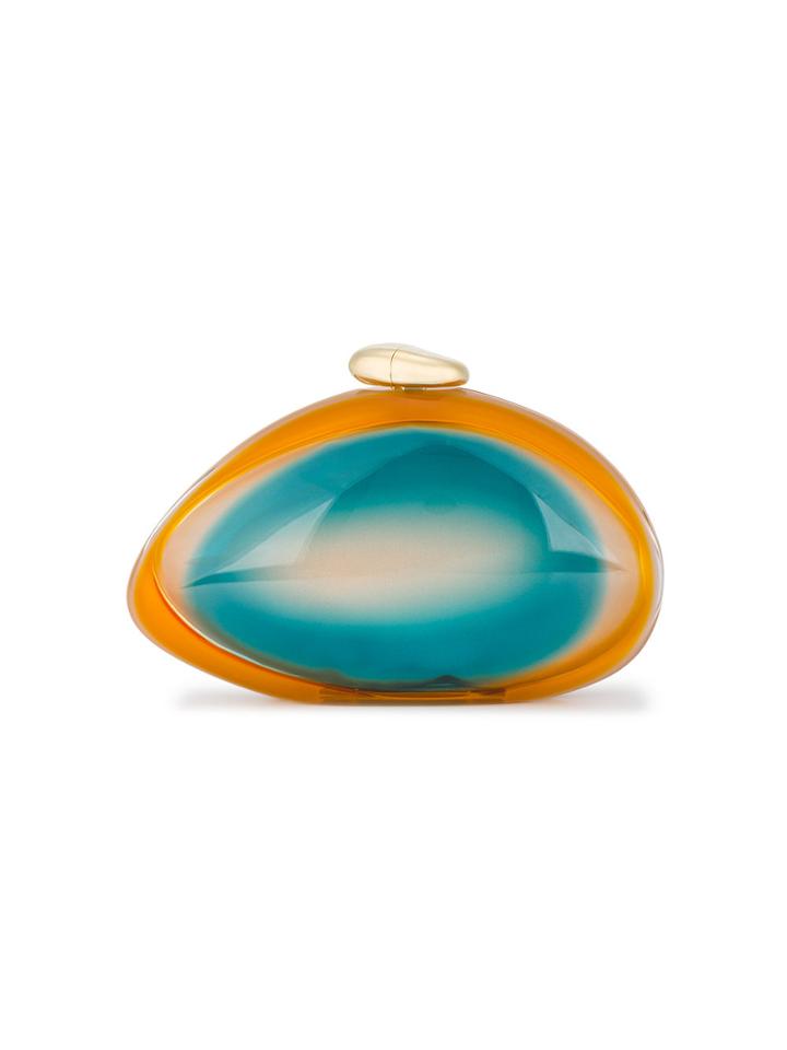 Benedetta Bruzziches Ariel Rainbow Clutch - Blue