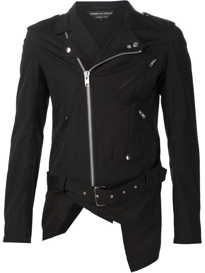 Comme Des Garçons Homme Plus Cut Out Biker Jacket