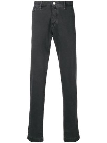 Jacob Cohen Academy Straight Leg Stretch Trousers - Black