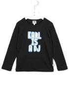 Karl Lagerfeld Kids Karl Is A Dj Print T-shirt