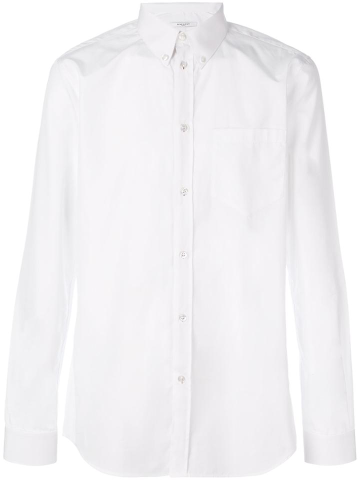 Givenchy Striped Trim Classic Shirt - White