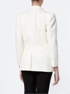 Alexander Mcqueen One Button Blazer - White