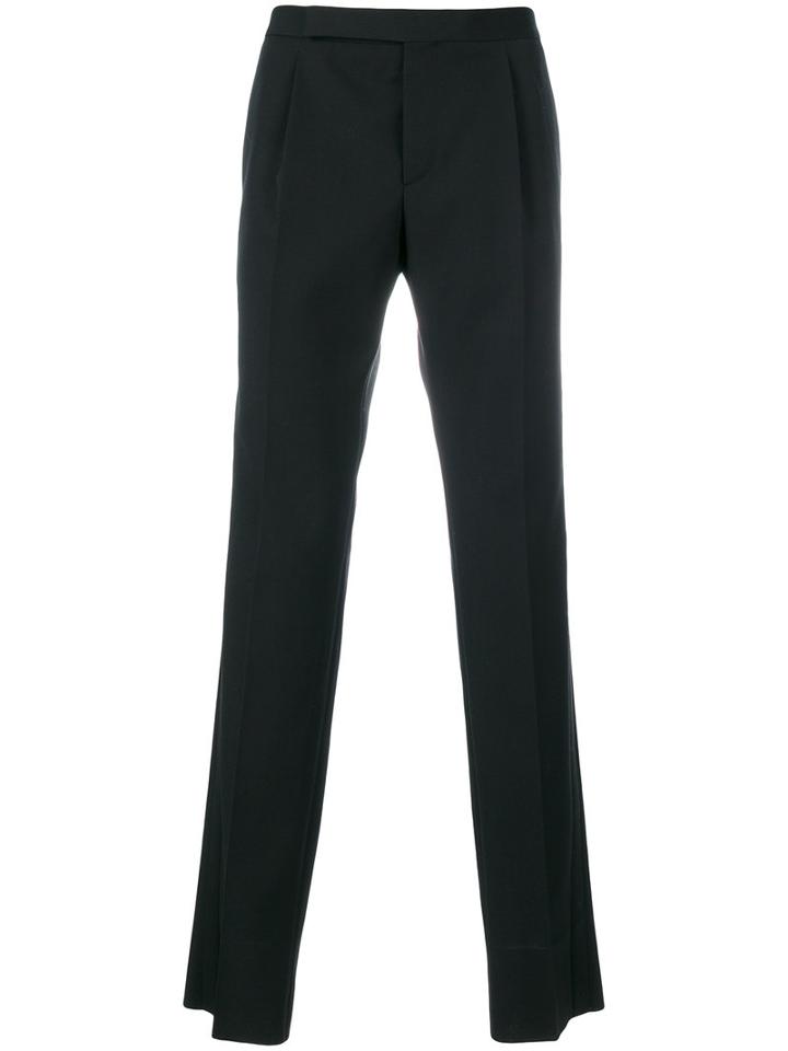Saint Laurent - Iconic Le Smoking Trousers - Men - Cotton/polyester/viscose/virgin Wool - 50, Black, Cotton/polyester/viscose/virgin Wool